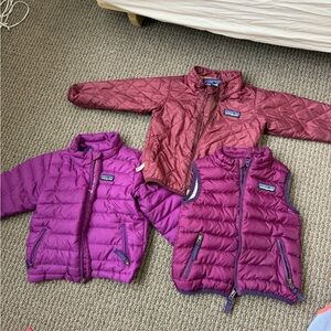 Kids Patagonia 12-18m Puffer bundle